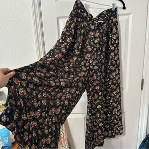 Express Floral Wide Leg Pants